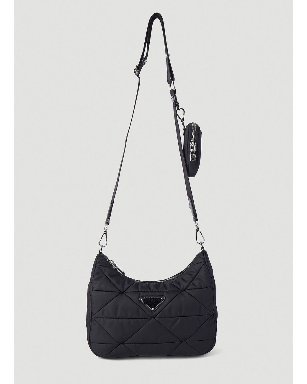 Prada Re-edition Quilted Shoulder Bag in Black | Lyst