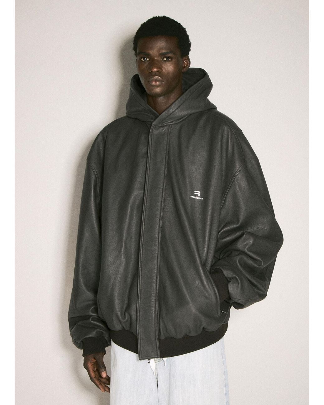 balenciaga-Brown-Taxi-Blouson-