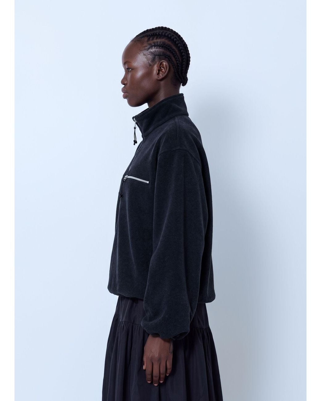 CECILIE BAHNSEN Blue Cbfrederik Half-Zip Jacket