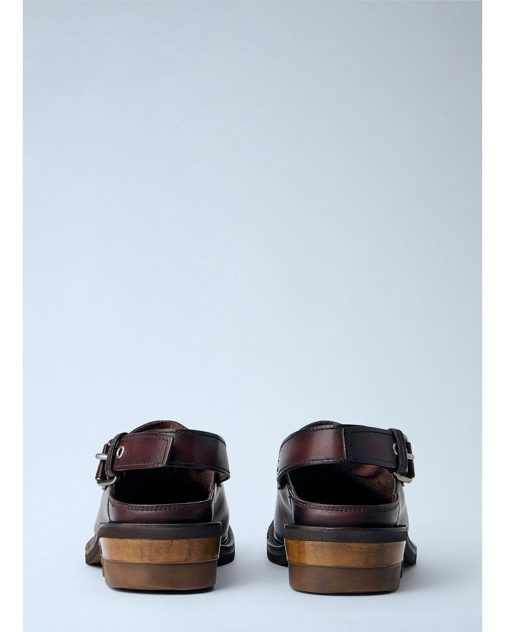 Miu Miu White Foule Leather Mules