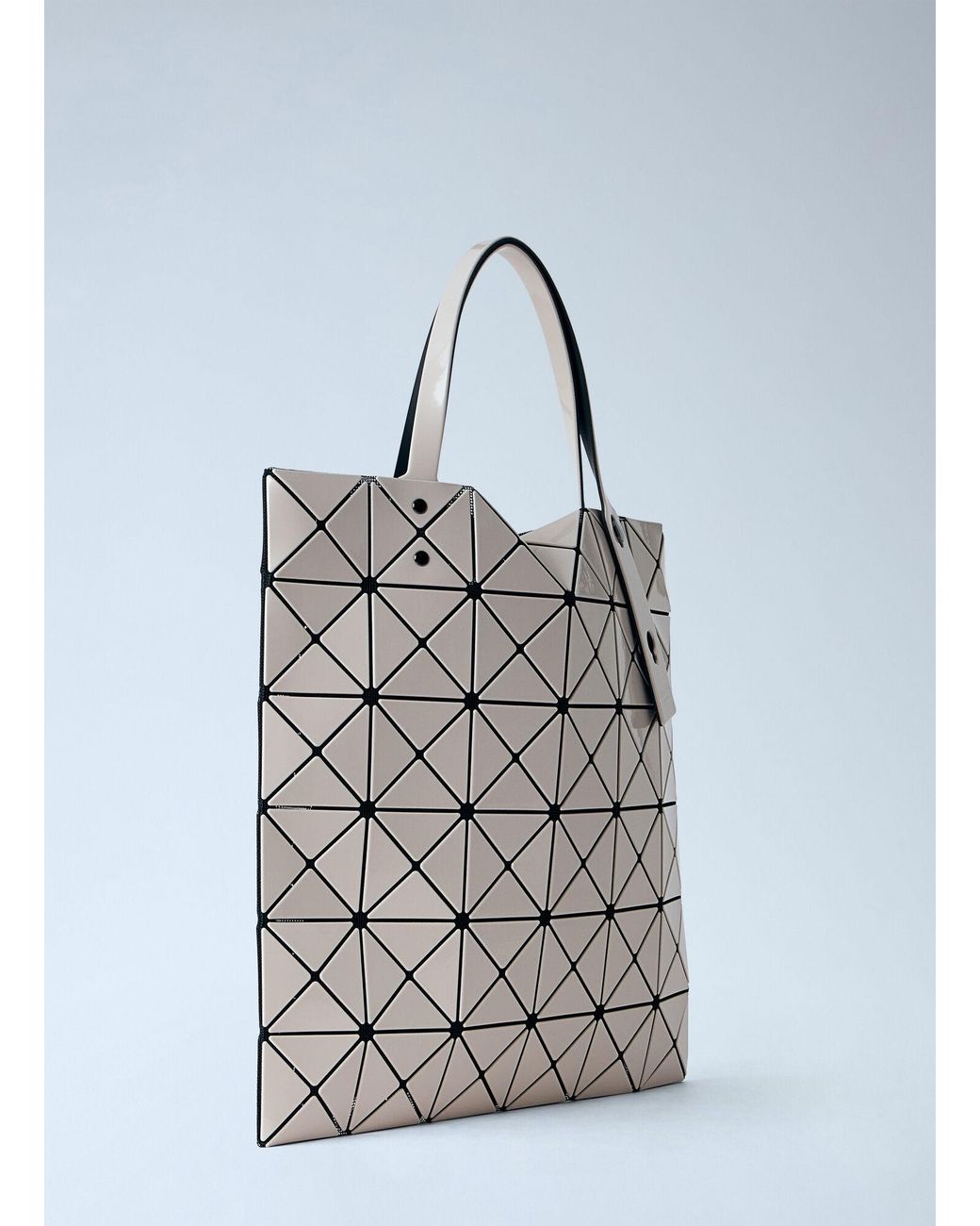 Issey Miyake Blue Lucent Basics Geometric Tote Bag