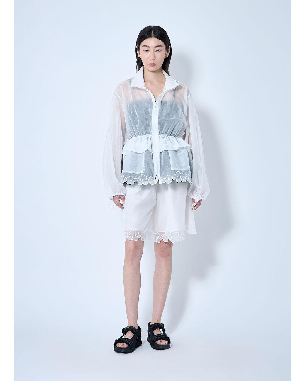 【Cecilie Bahnsen】ARLO JACKET White Arlo Jacket by Cecilie Bahnsen on Sale