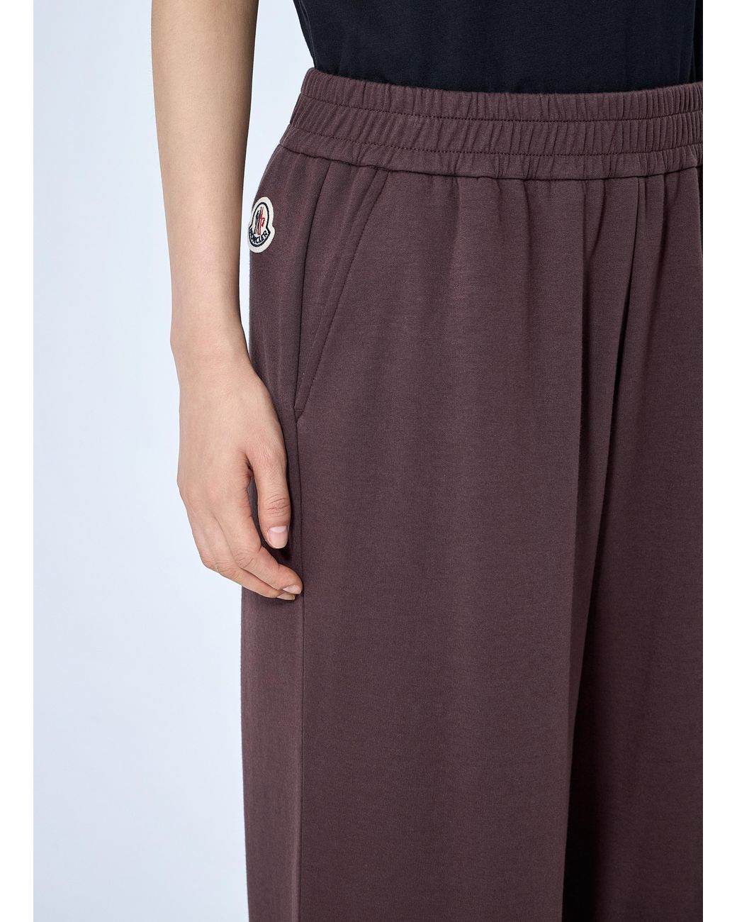Moncler Purple Elasticated Waist Lounge Trousers