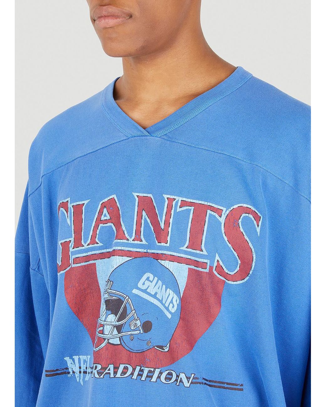 ERL Oversized Printed T-shirt in Blue for Men | Lyst Australia