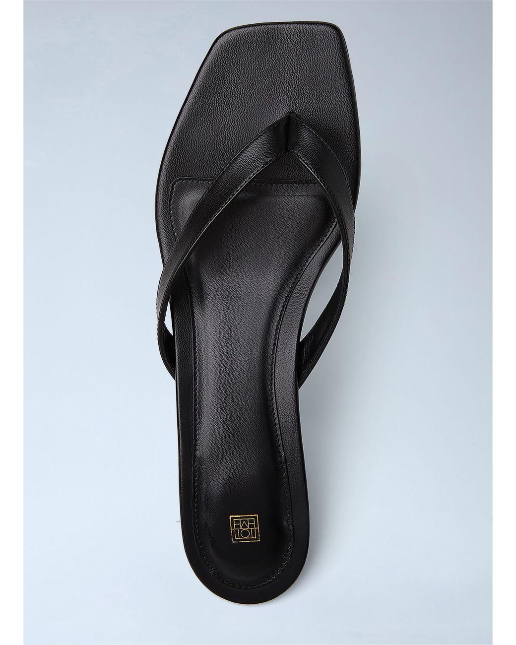 Totême White Flip Flop Kitten Heels