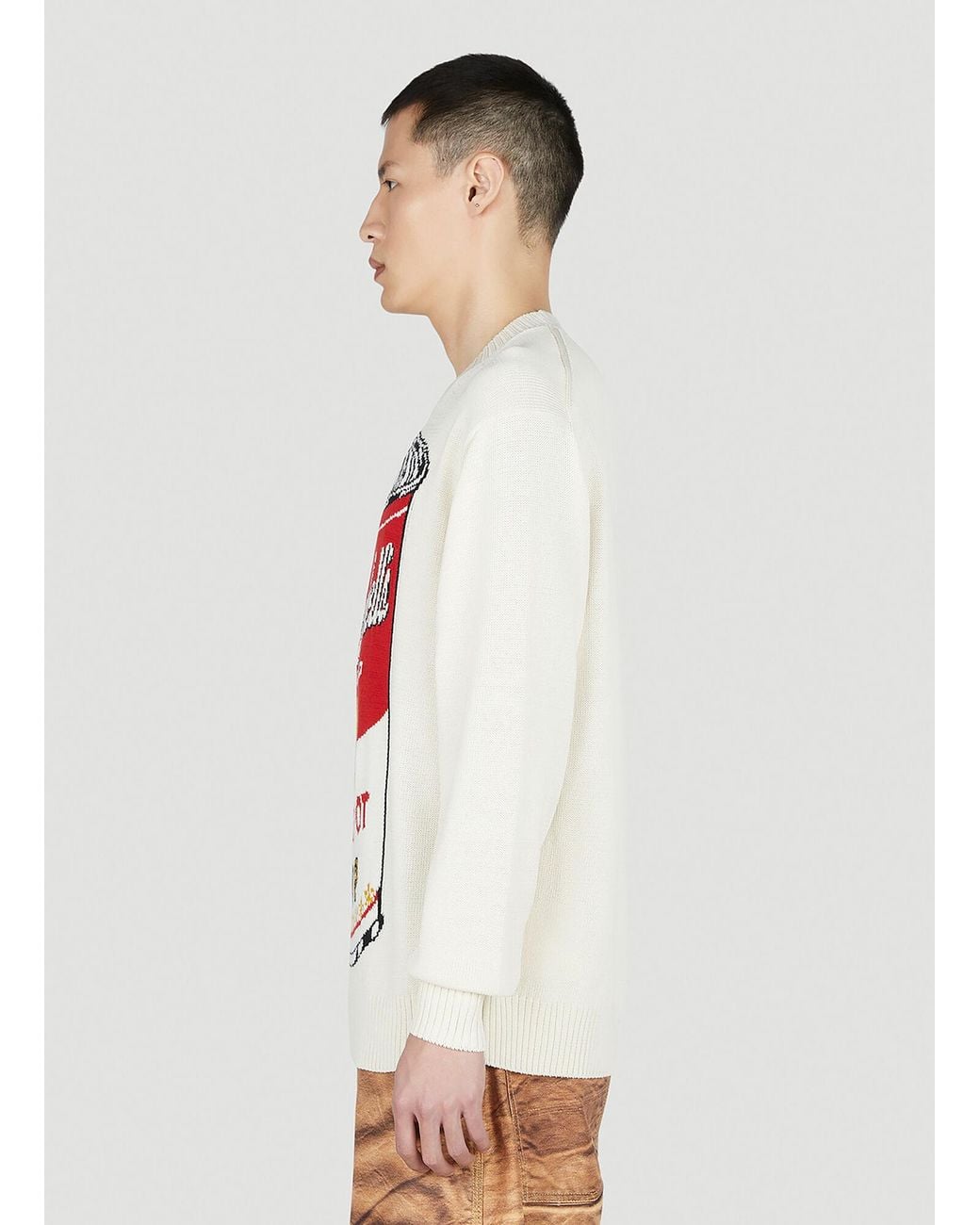 Junya Watanabe White Soup Andy Warhol Sweater for men