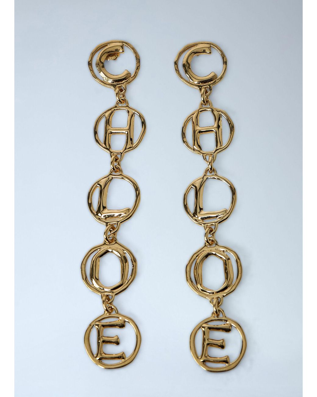 Chloé Blue Chloã Script Earrings