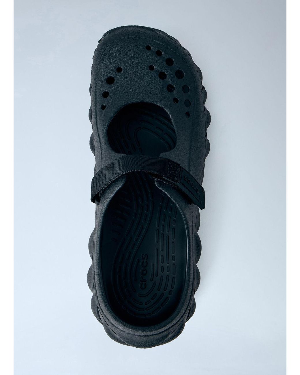 CROCSTM Black Echo Mary Jane Clogs