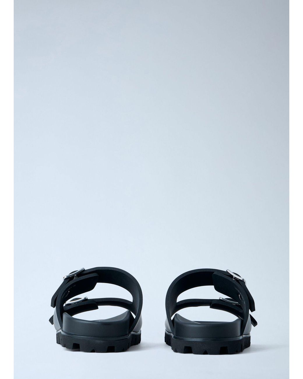 Prada Black Rubber Slides