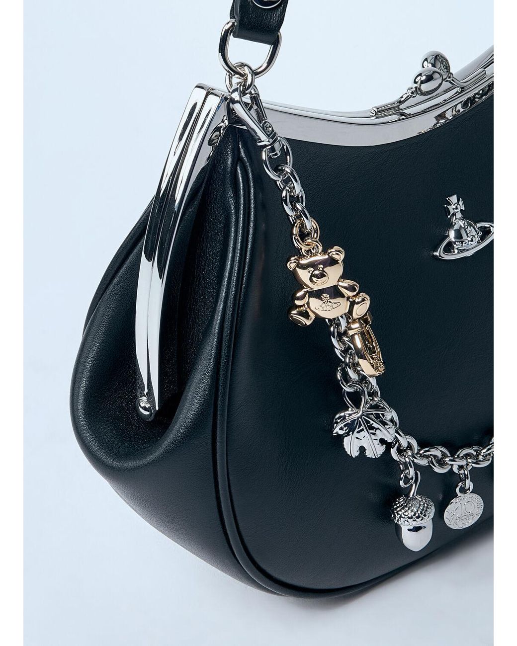 Vivienne Westwood Charm Frame Handbag in Blue | Lyst