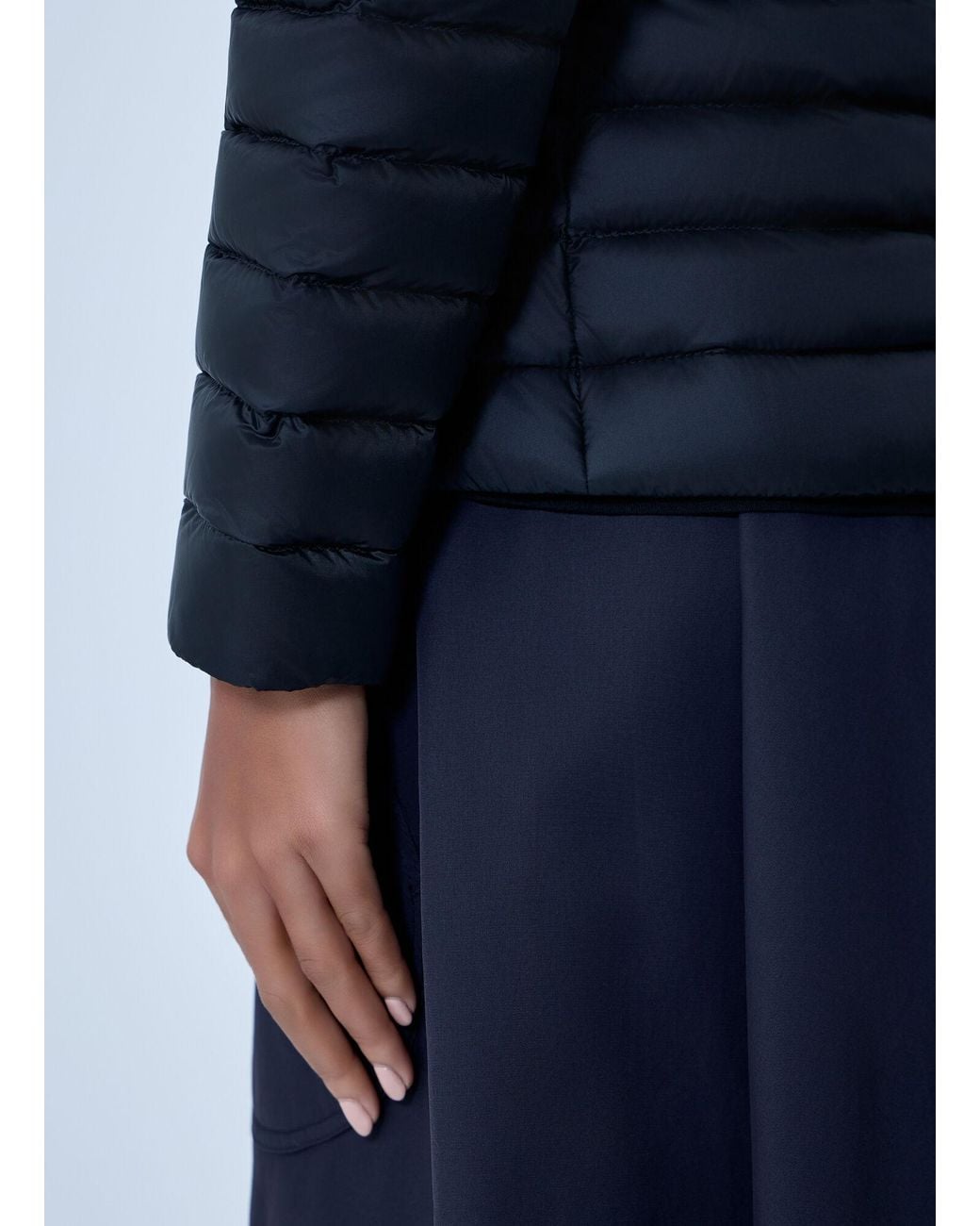 Moncler Blue Igelle Short Down Jacket