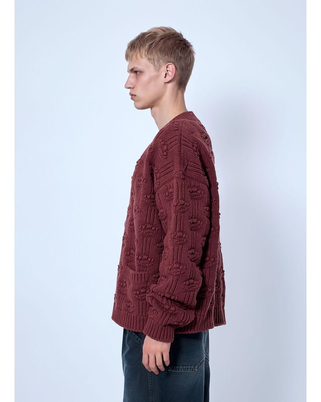 Marni Textured Knit Cardigan for men