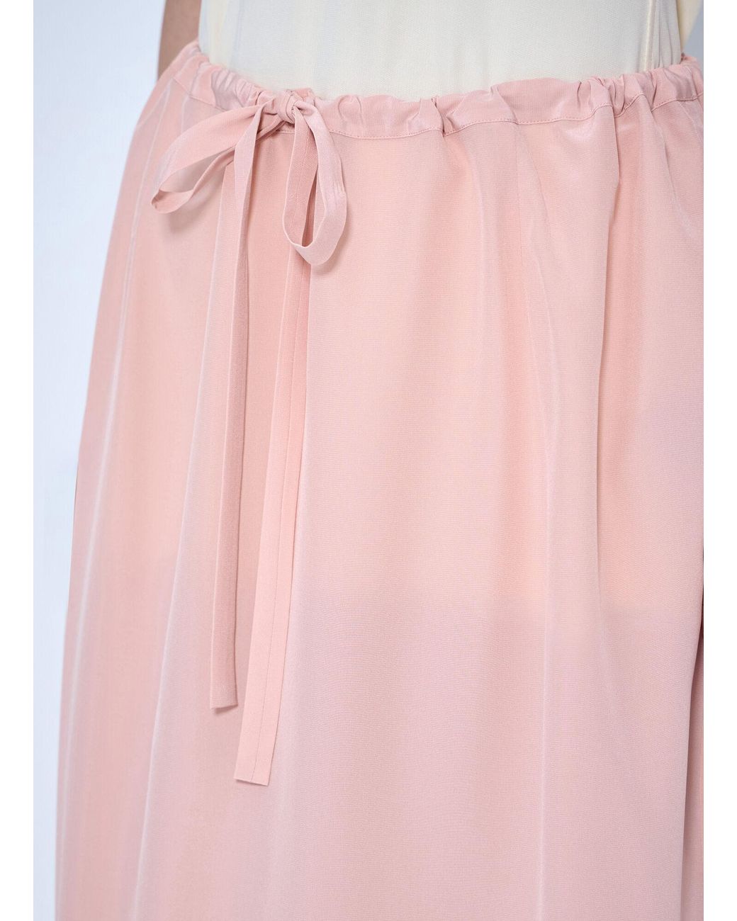 Totême Pink Fluid Silk Skirt