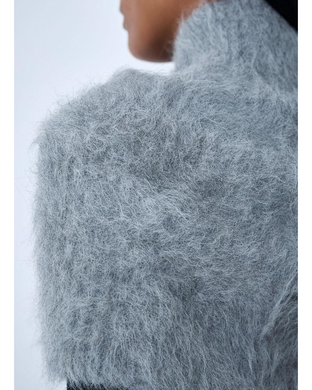Totême Blue Funnel Neck Warmer
