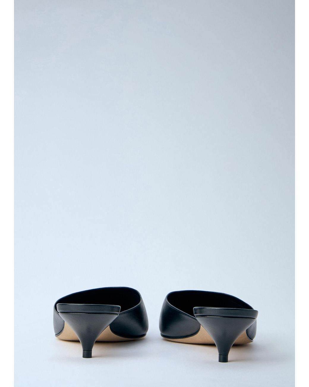The Row White Liisa Kitten Heels