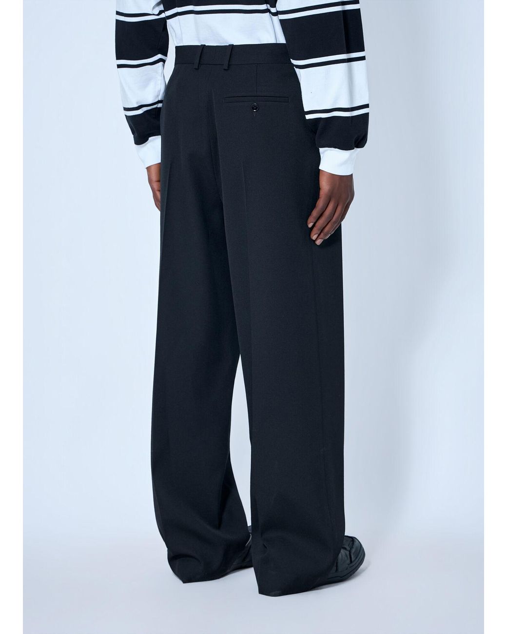 Balenciaga Blue Large Tailored Pants for men