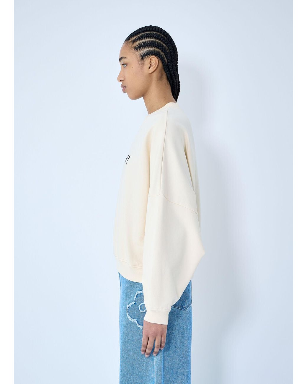 Marni White Logo Print Sweatshirt