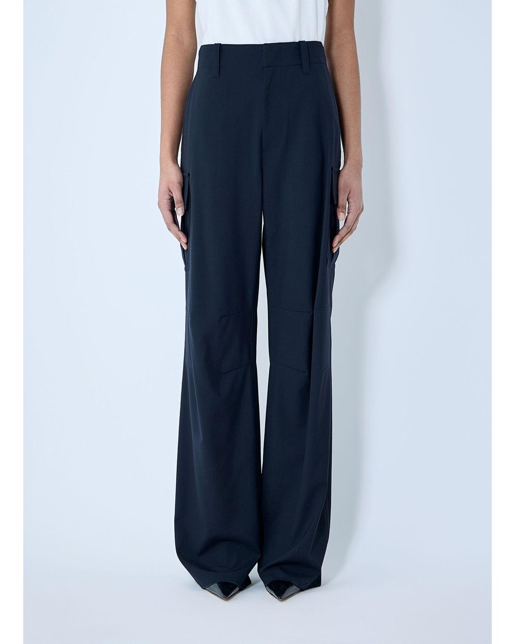 Bottega Veneta Blue Fine Wool Pants