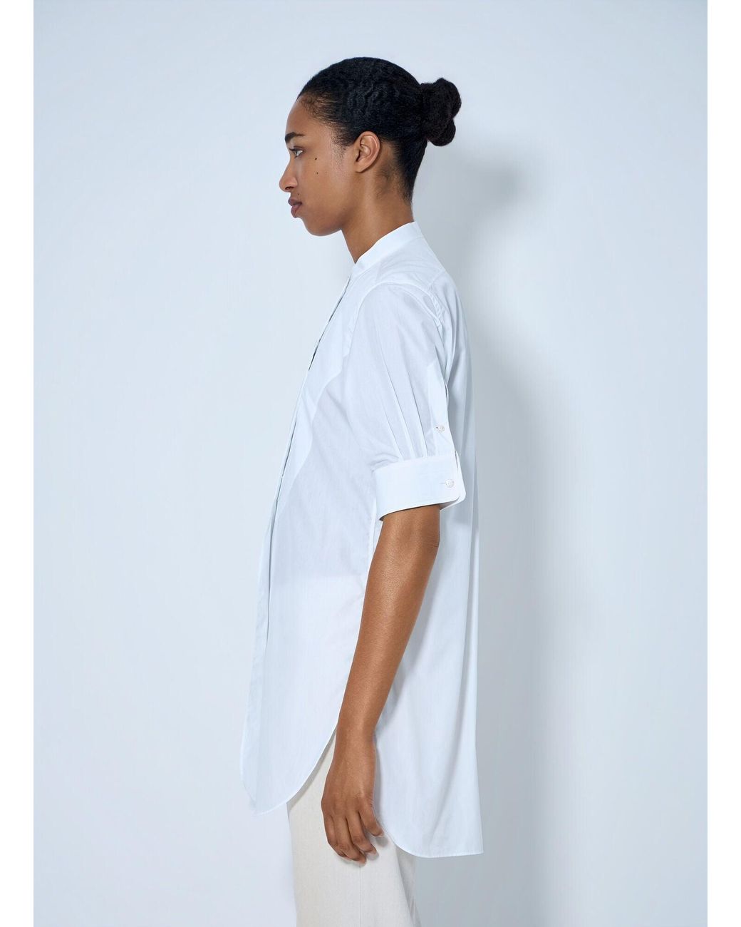 The Row White Elaris Shirt