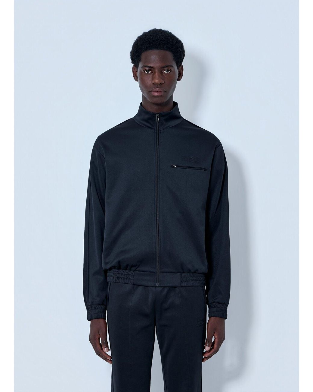 MM6 by Maison Margiela Blue Zip-Front Jacket for men