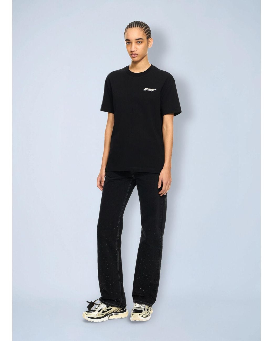 Off-White c/o Virgil Abloh Black Shadow Logo T-Shirt