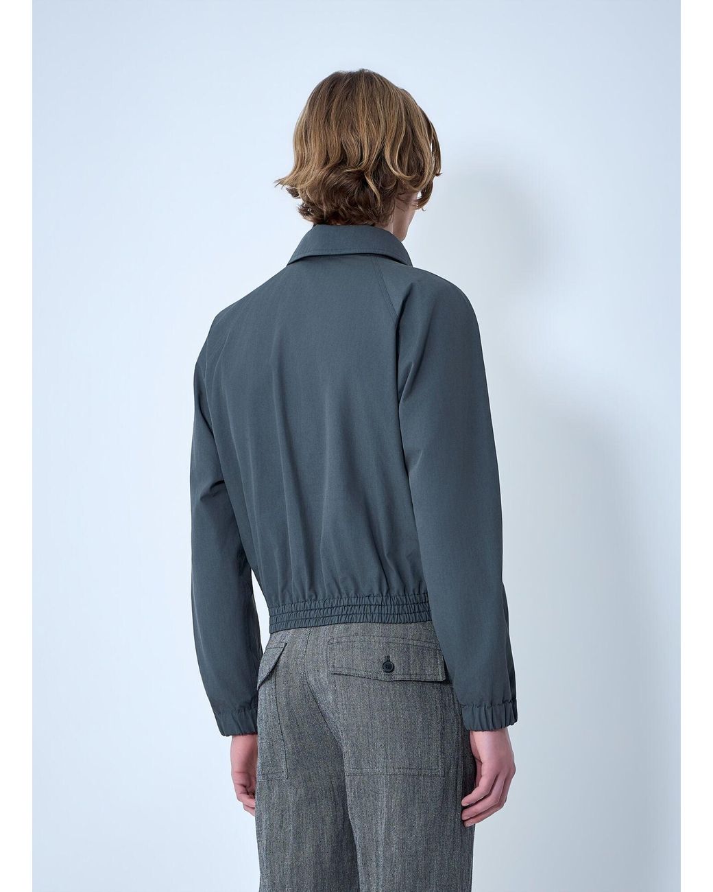 Dries Van Noten Blue Vinnys Reversible Jacket for men