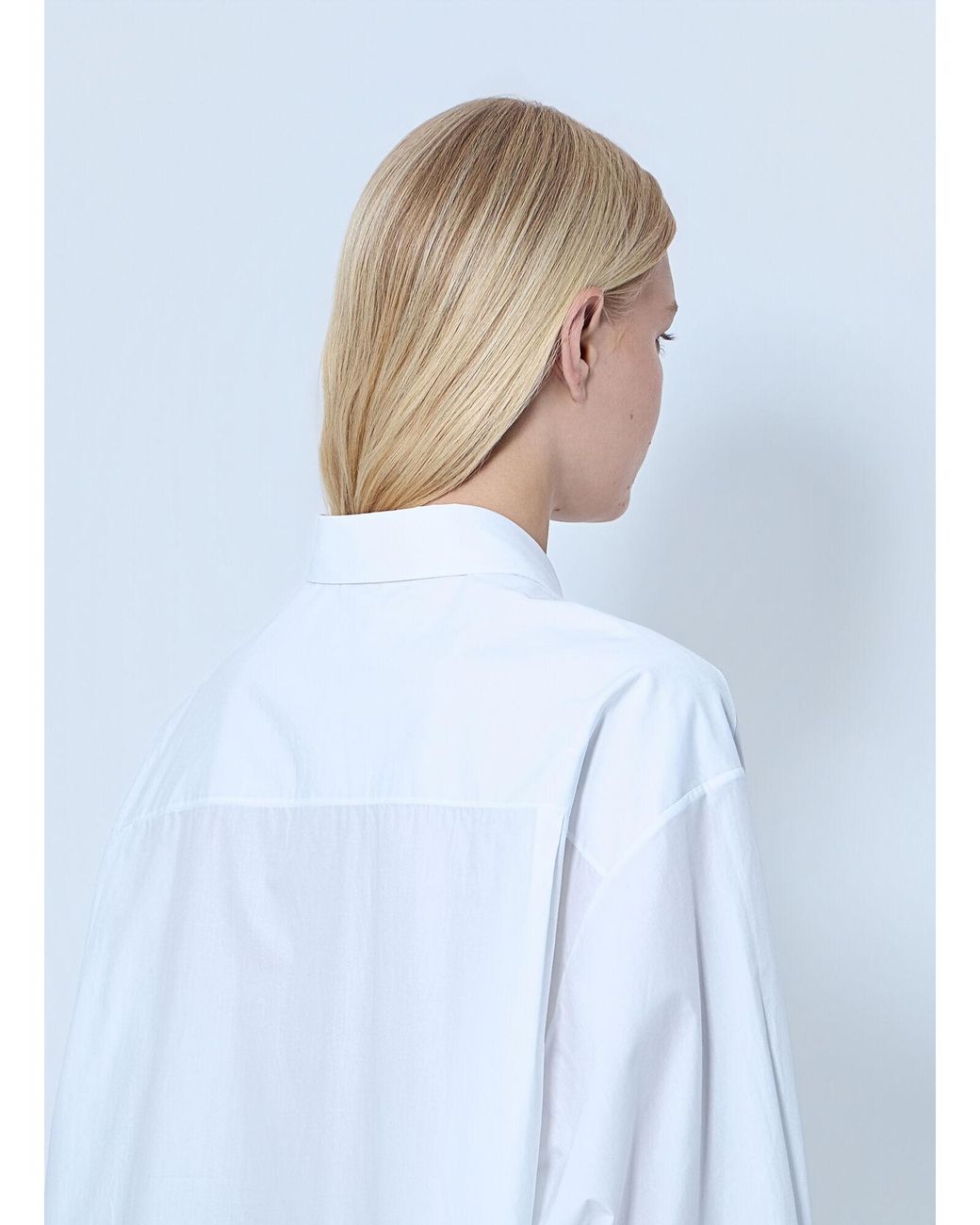 The Row White Luka Cotton Shirt