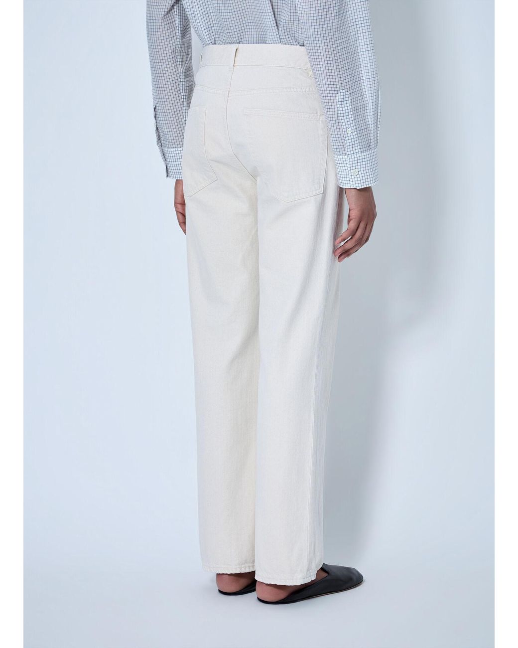 The Row White Fargo Jeans