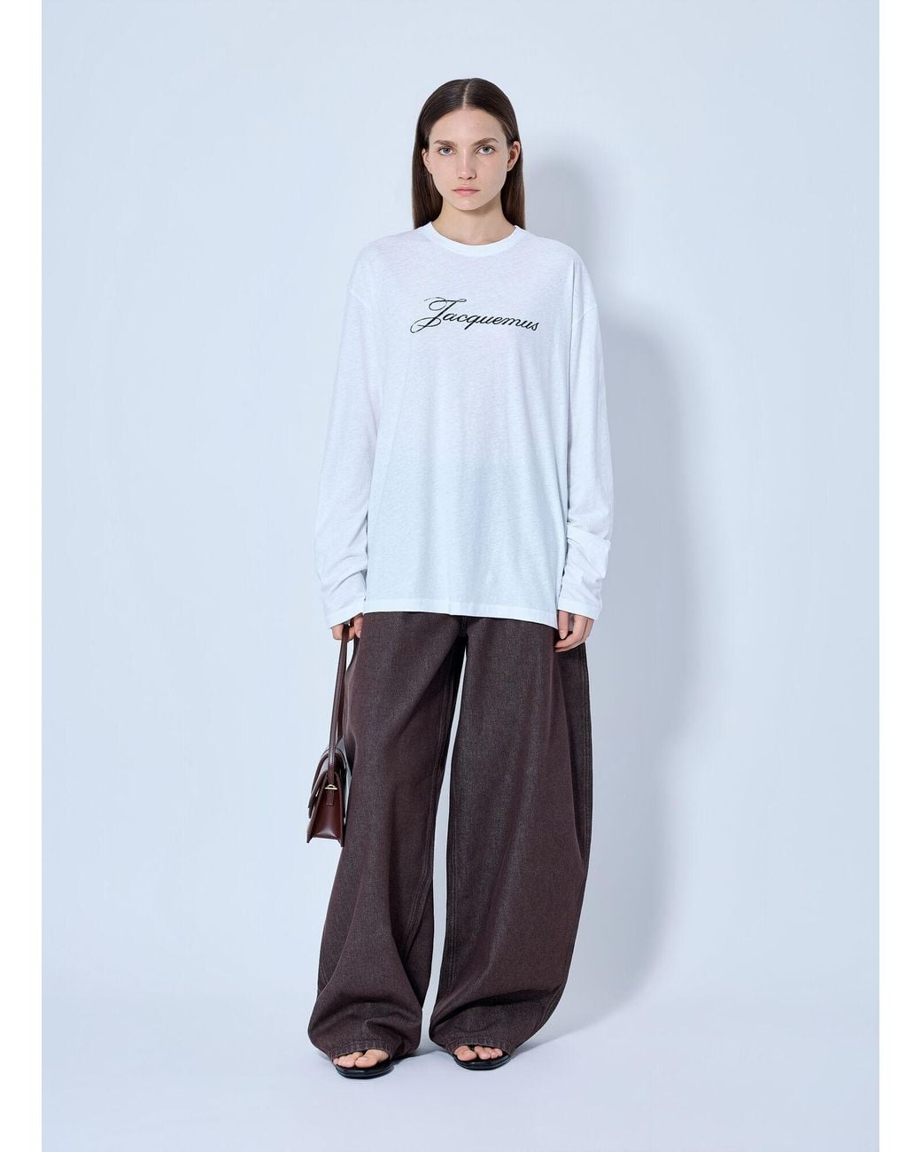 Jacquemus White Long Sleeve T-Shirt