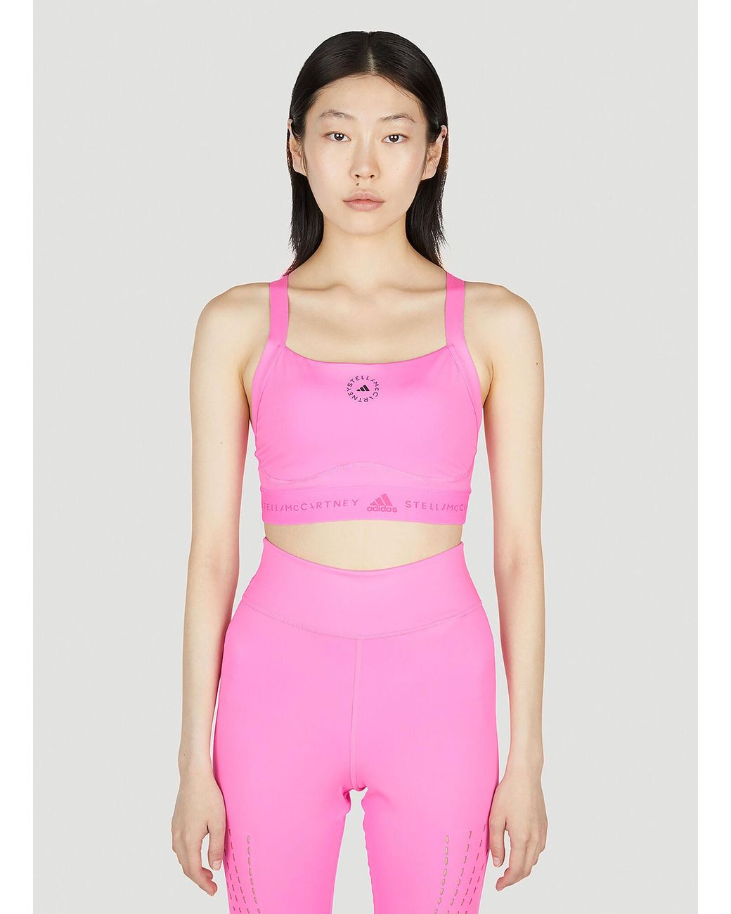 adidas By Stella McCartney Truepurpose Gym Bra in Pink | Lyst