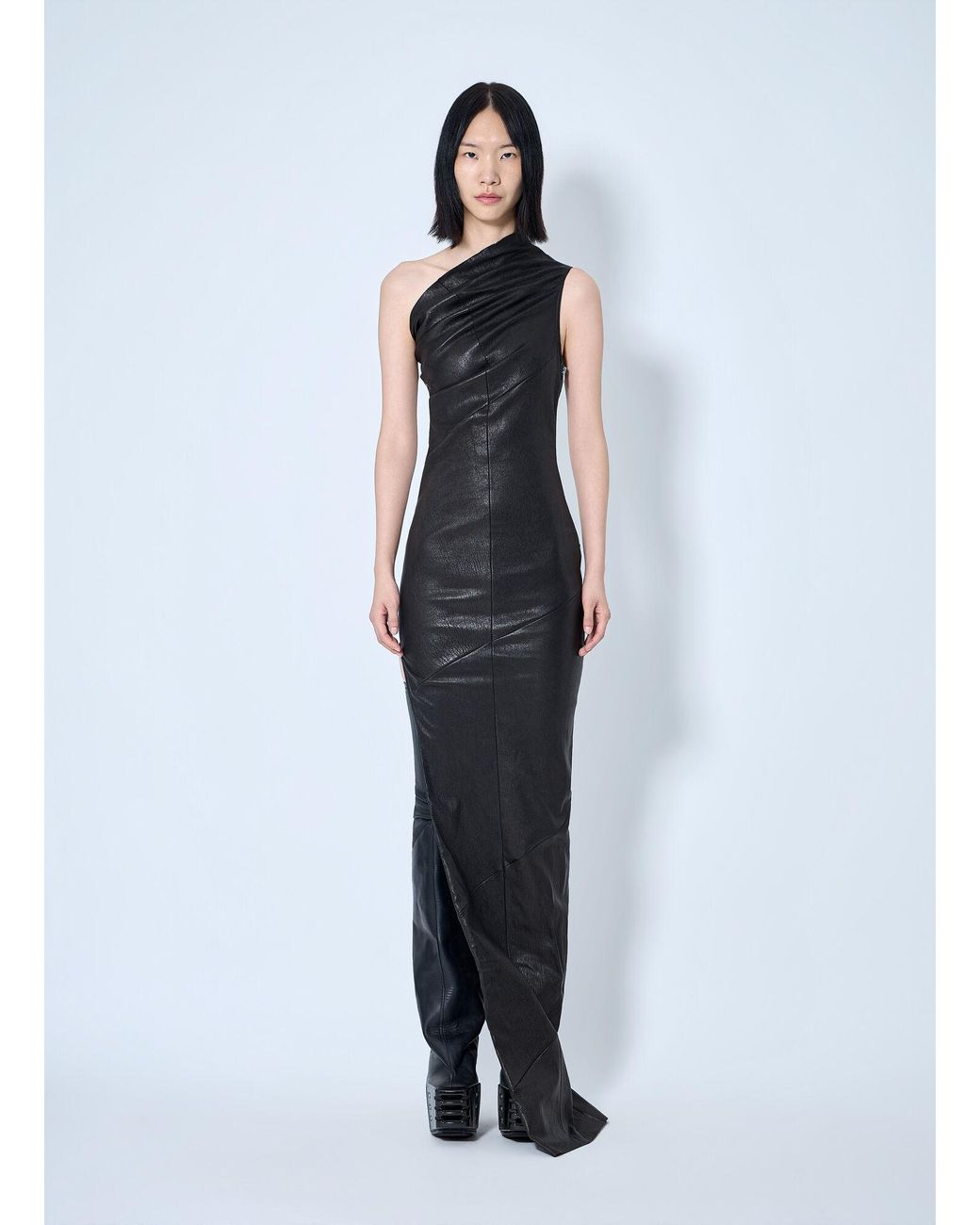 Rick Owens Blue Athena Gown