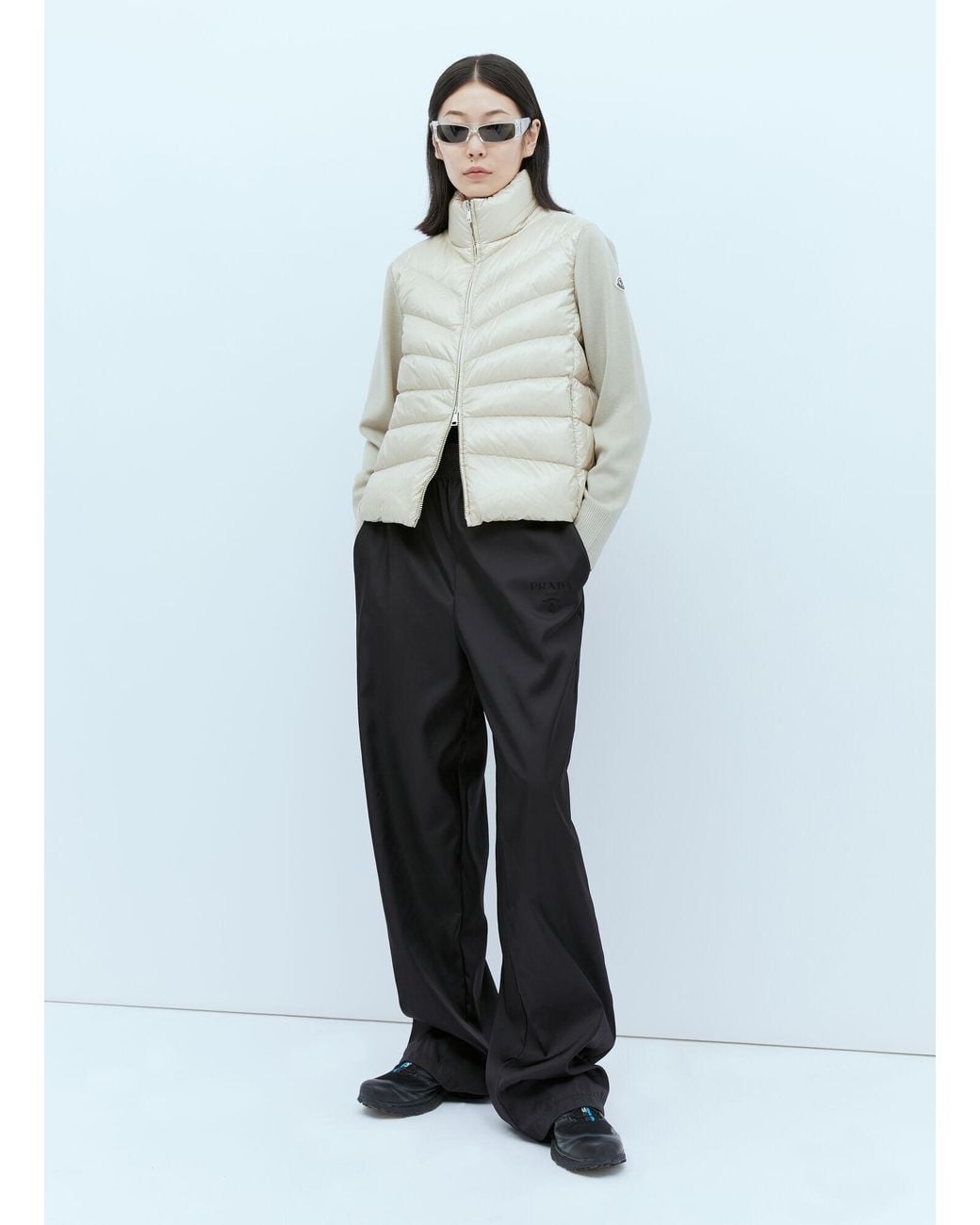 Moncler Natural Padded Cardigan