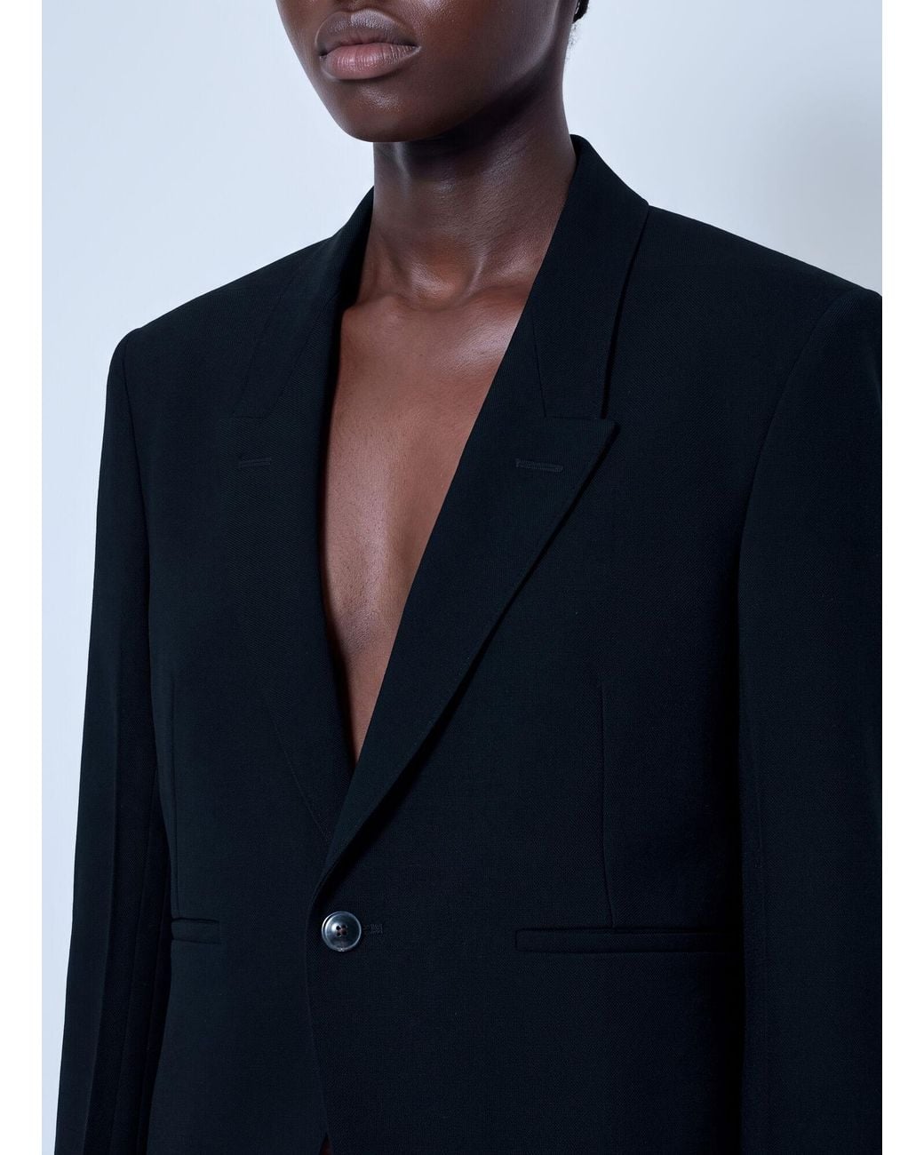 Rick Owens Blue Alice Jacket