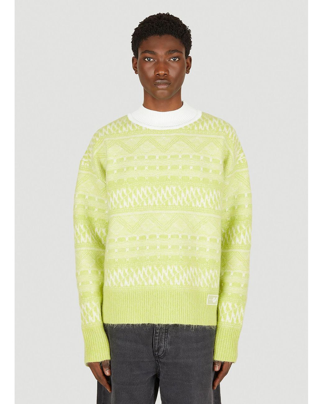 Eytys Green Ari Acid Sweater for men