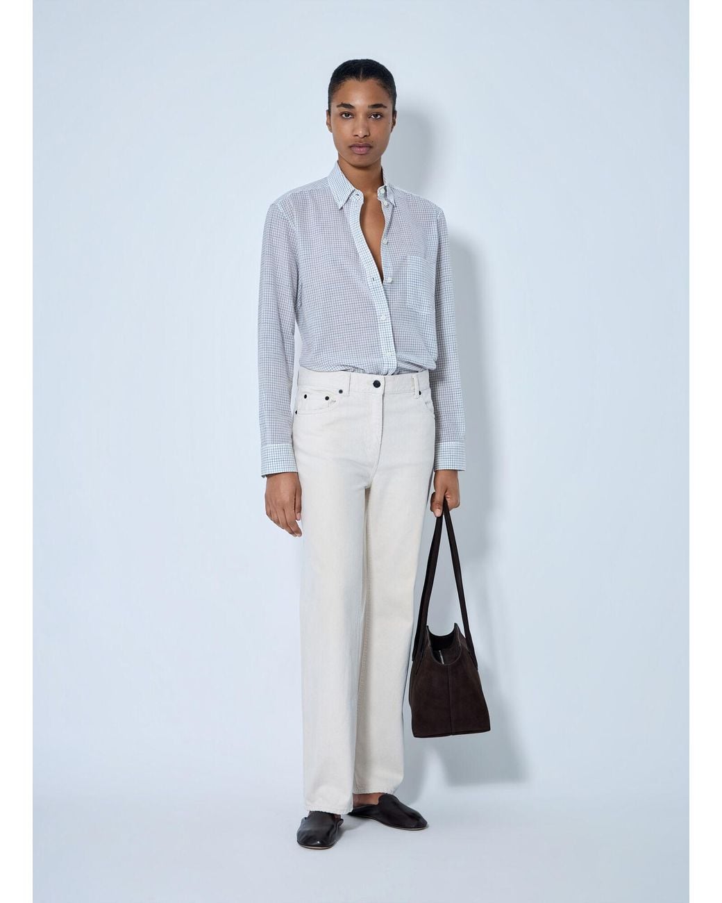 The Row White Fargo Jeans