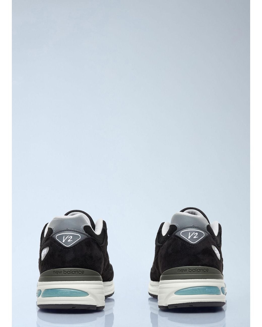 New Balance White 991 Sneakers