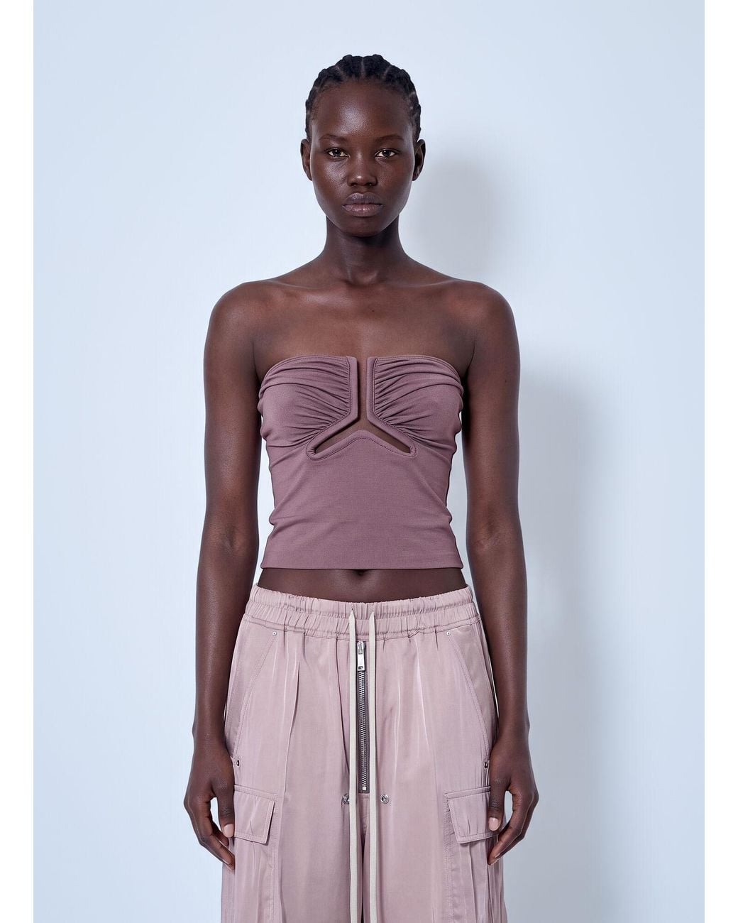 Rick Owens Purple Alannah Bustier