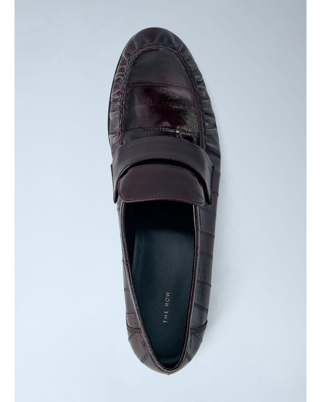 The Row White Soft Loafers