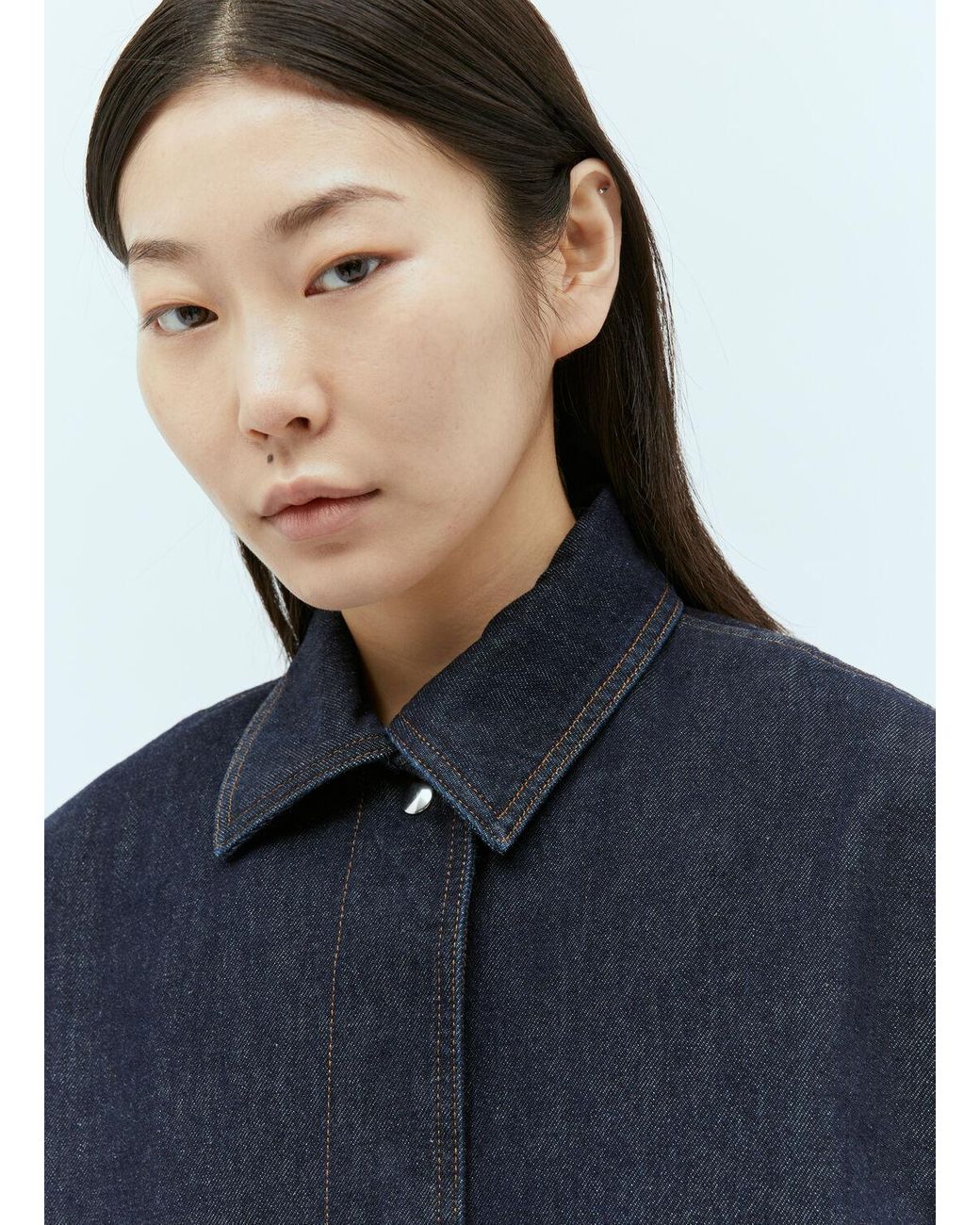 toteme-Blue-Denim-Overshirt-