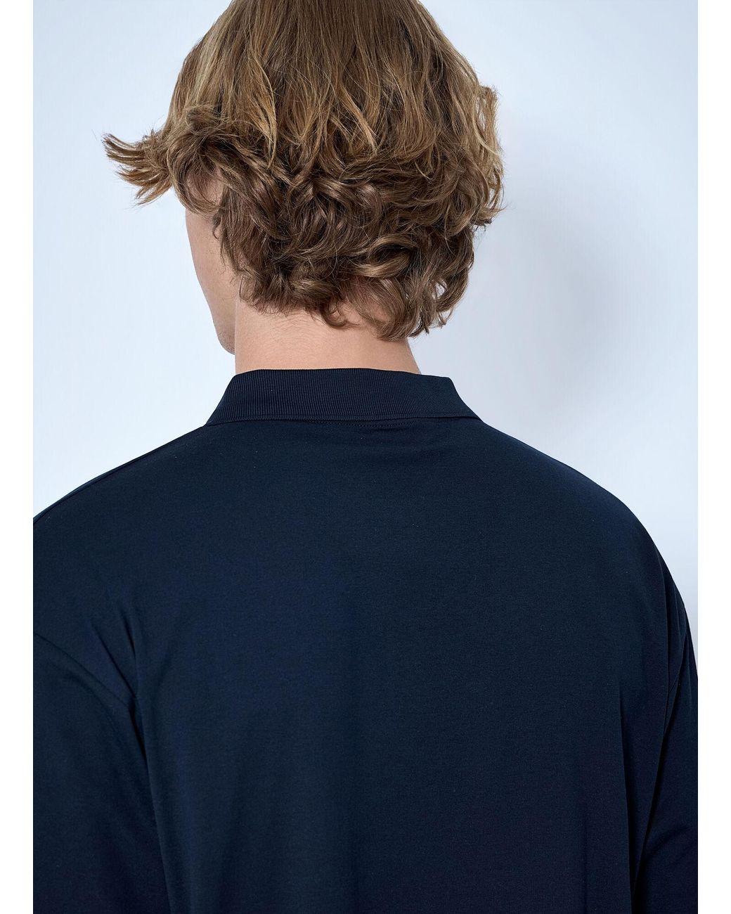 Miu Miu Blue Buttoned Polo Shirt