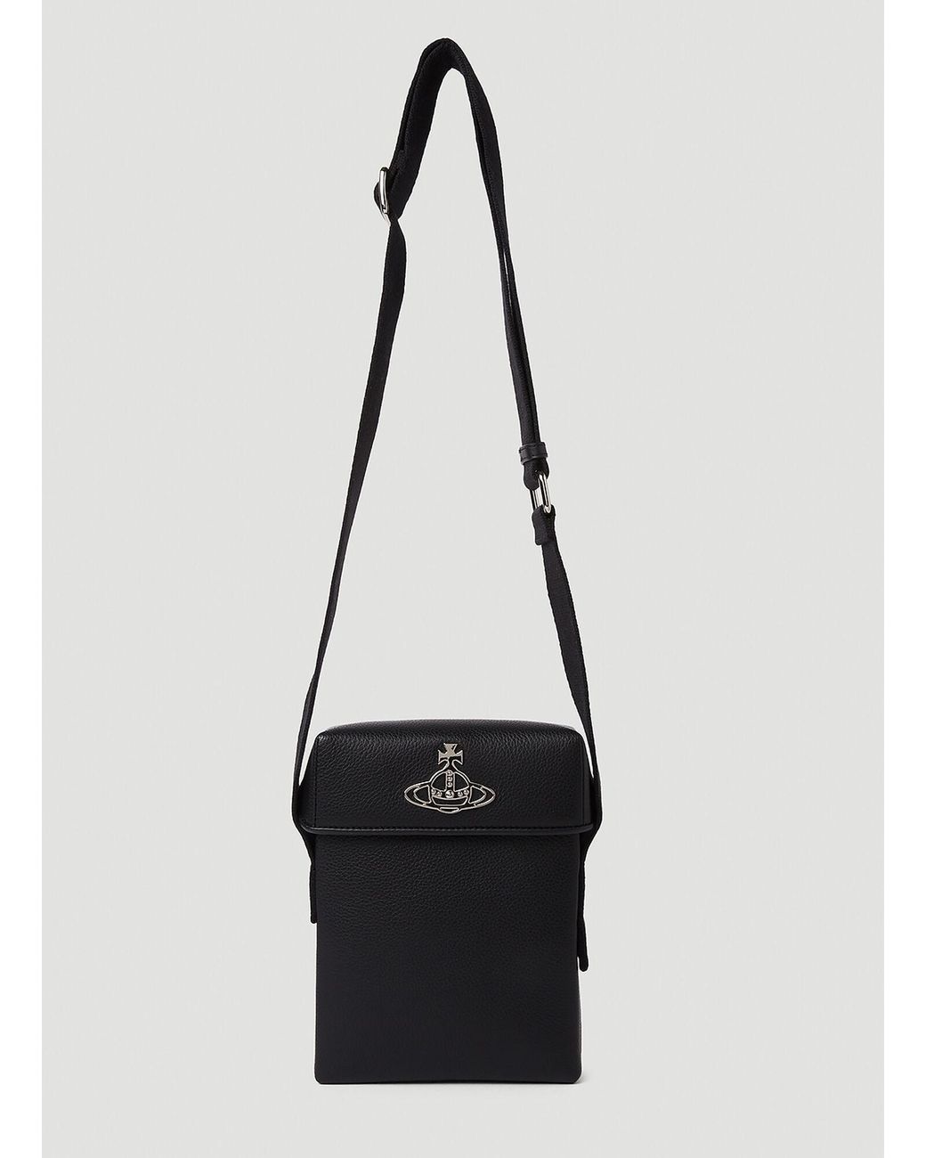 Vivienne Westwood Logo Plaque Crossbody Bag in White for Men Lyst