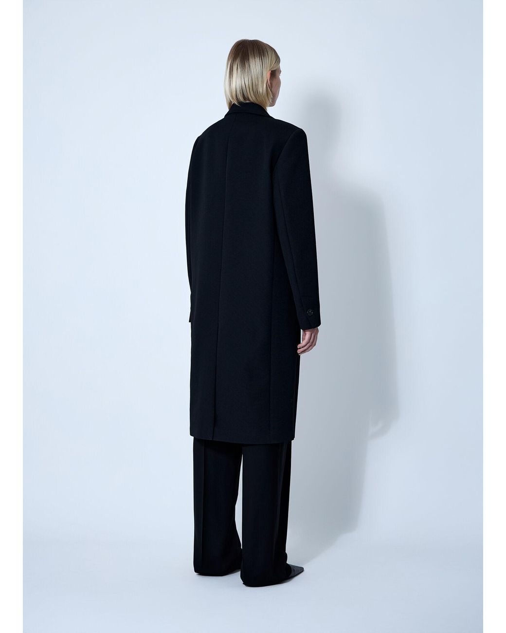 Totême  Blue Classic Tailored Coat