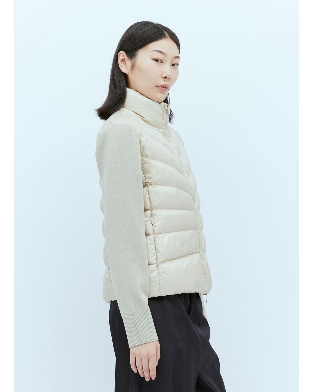 Moncler Natural Padded Cardigan