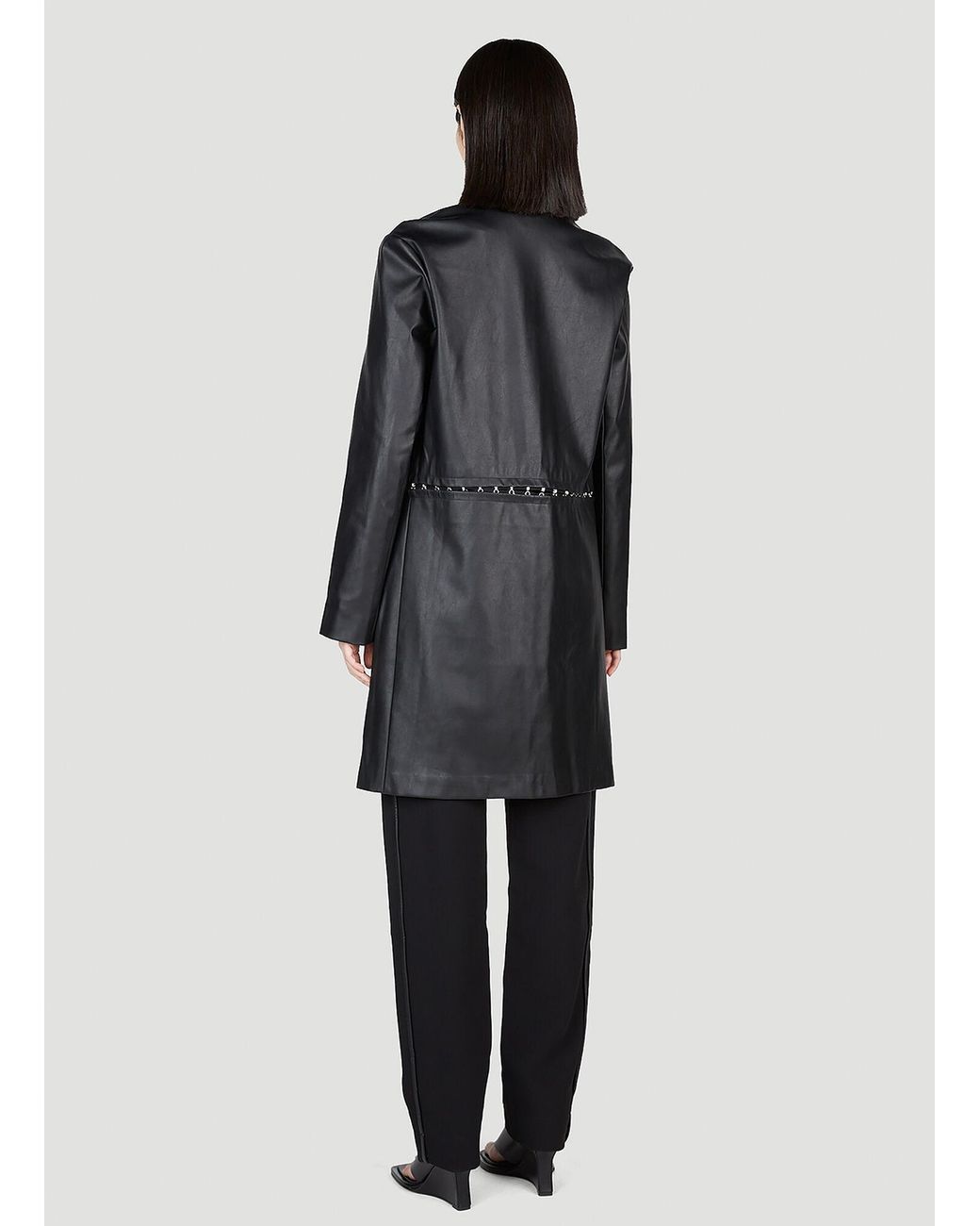 Paris Georgia Blue Faux Leather Jacket