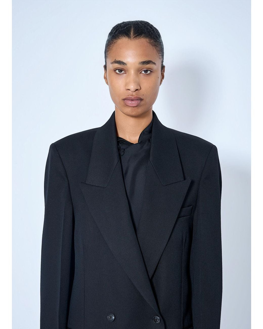 Rohe Blue Double Breasted Tailored Coat