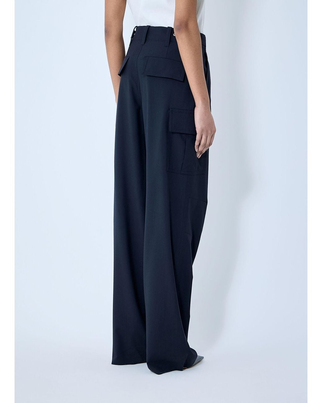 Bottega Veneta Blue Fine Wool Pants