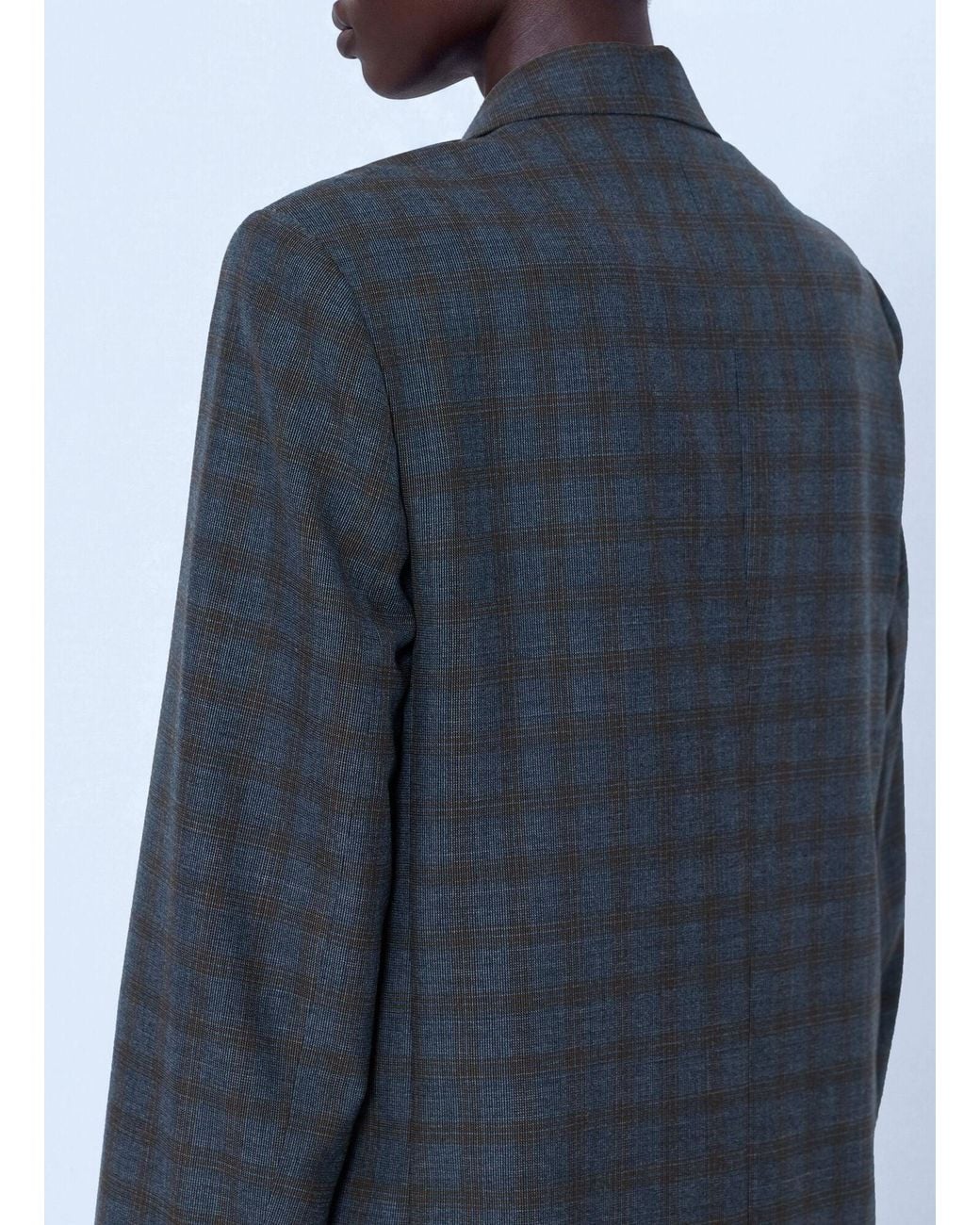 Dries Van Noten Blue Double Breasted Rarrysta Coat