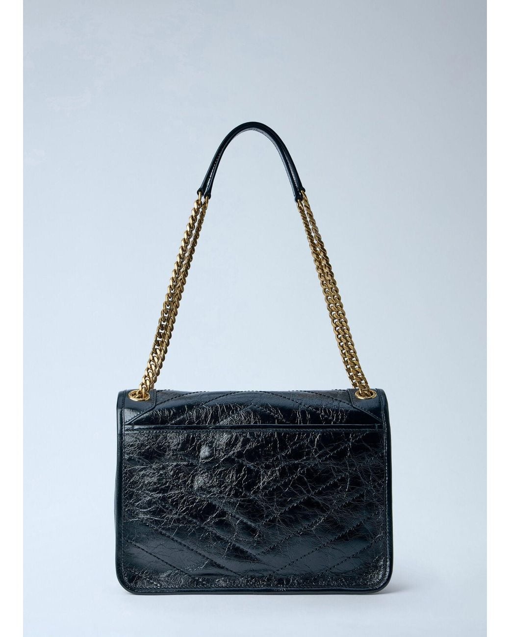 Saint Laurent Blue Niki Medium Vintage Shoulder Bag