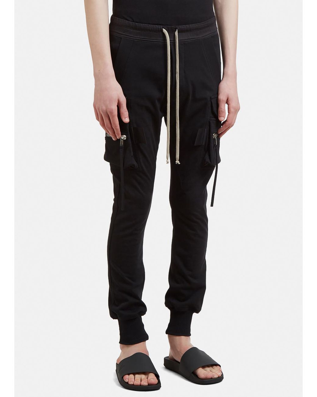 Rick Owens Black Jog Cargo Pants for Men | Lyst Canada