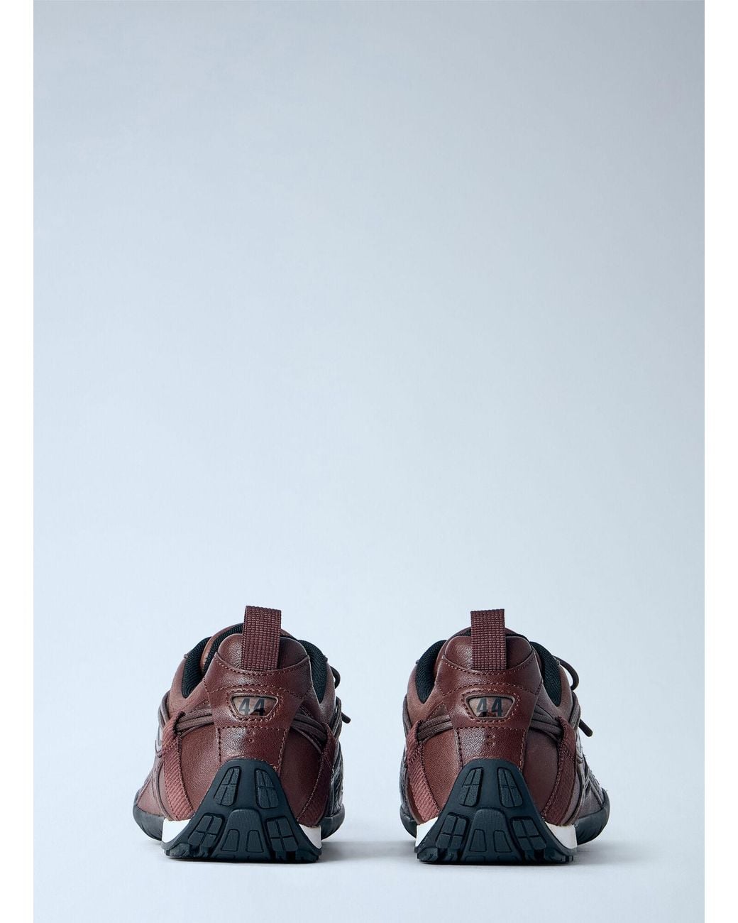 Balenciaga White Radar Leather Sneakers for men
